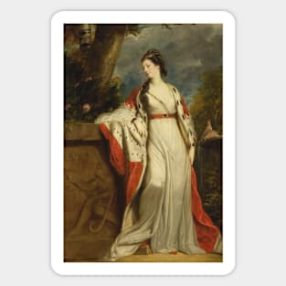 Elizabeth Gunning, Duchess of Hamilton and Argyll by Joshua Reynolds Sticker